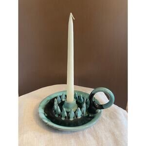 Vintage Evangeline Canadian Candlestick Pottery